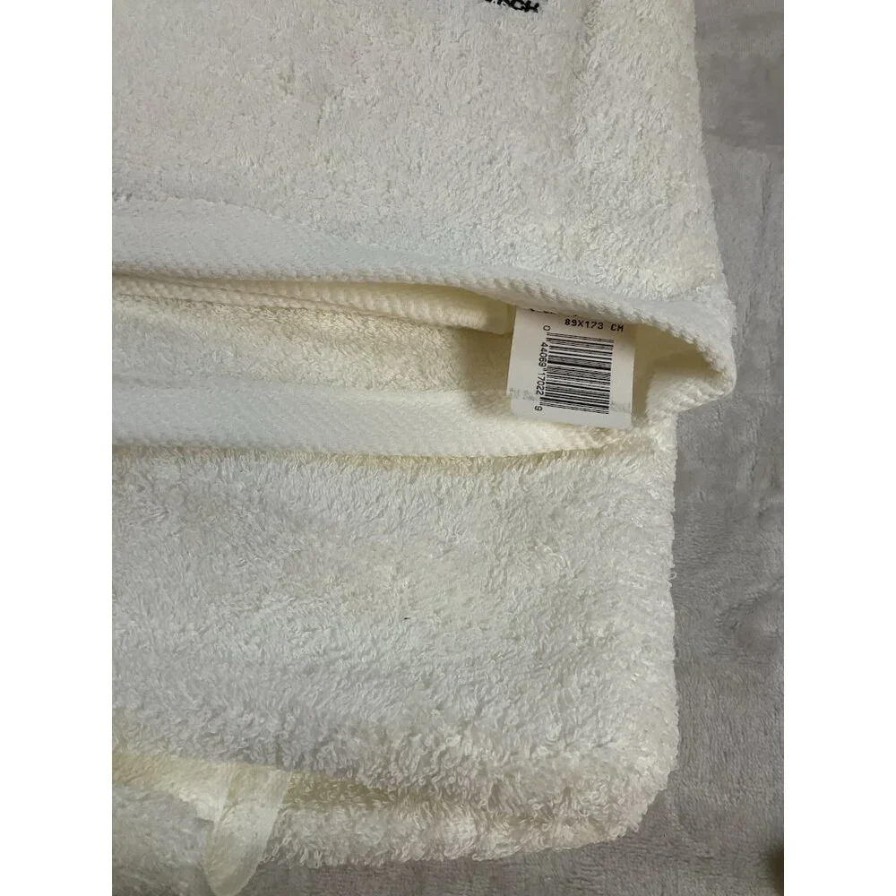 Vintage‎ Marriott Kaua’i Beach Club Beachsheets USA 35x68 White Cotton NWT